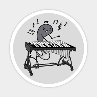 The Angelic Vibraphone Player Mallet Percussionist - A Cute and Charming Musical Journey Magnet